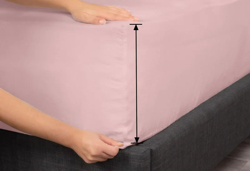 Auch für höhere Matratzen, bis zu 25 cm.