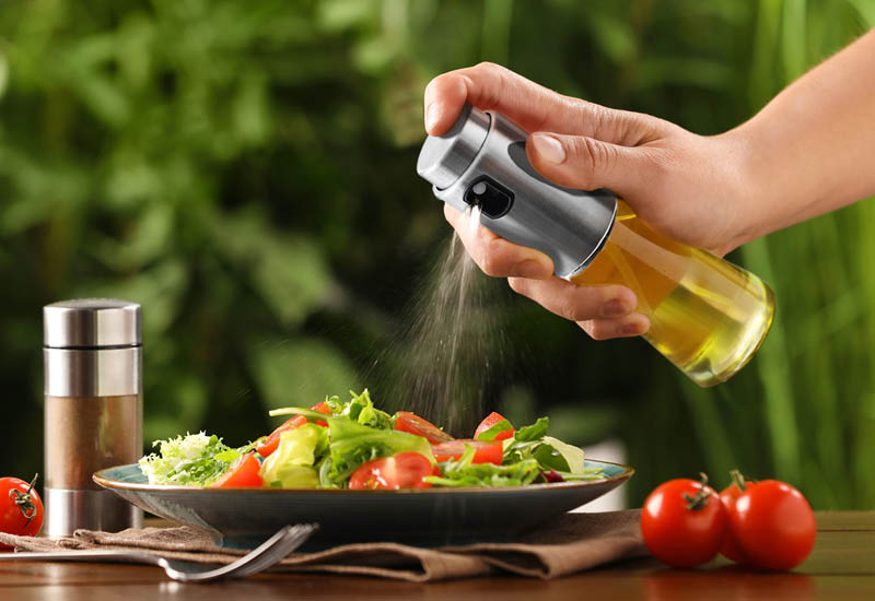 Kulinarische Kreation mit weniger Fett.