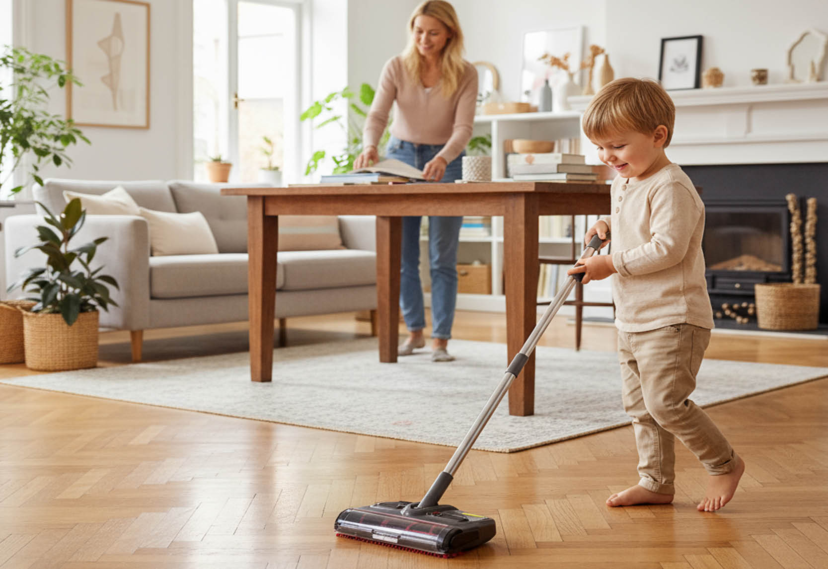 Einfache Handhabung und leiser Betrieb.