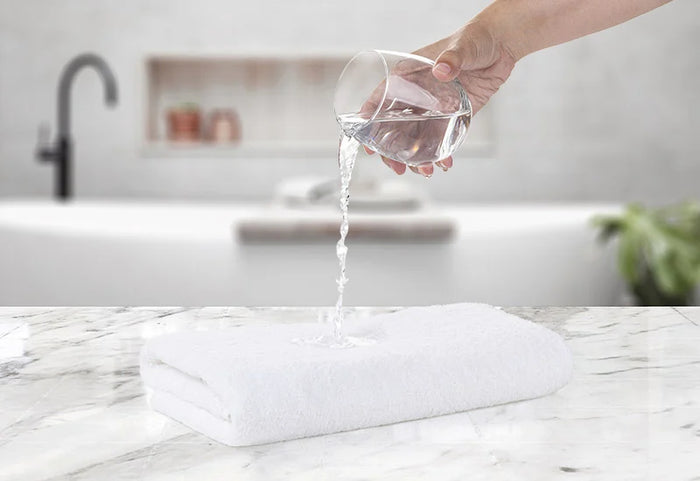 Hervorragende Saugfähigkeit für jeden Tropfen Wasser.
