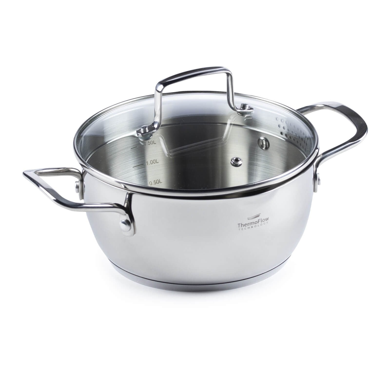 Rosmarino Topf Pour&Cook II mit Glasdeckel – 2,6 L, 20 cm