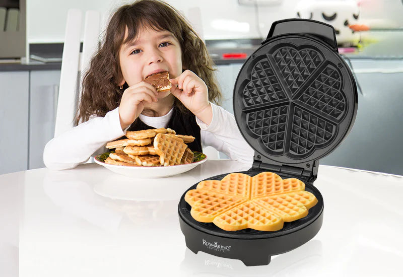 5 Waffeln in nur 3-5 Minuten.