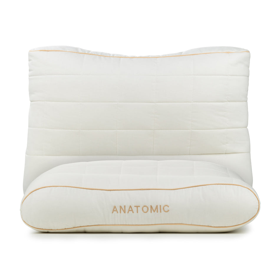 2 x anatomisches Kopfkissen Bamboo mit Bambusfasern – 50 x 70 cm