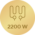 Hohe Leistung 2200 W1