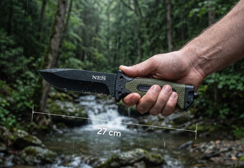 Ergonomischer gummierter Griff für sicheren Halt