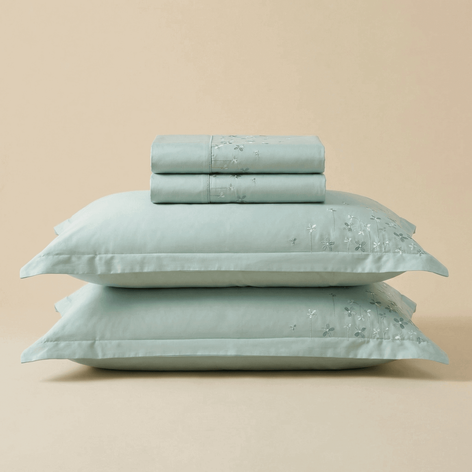 Svilanit PREMIUM bestickte Baumwoll-Satin-Bettwäsche Nora – die prestigeträchtige Qualität ägyptischer Baumwolle