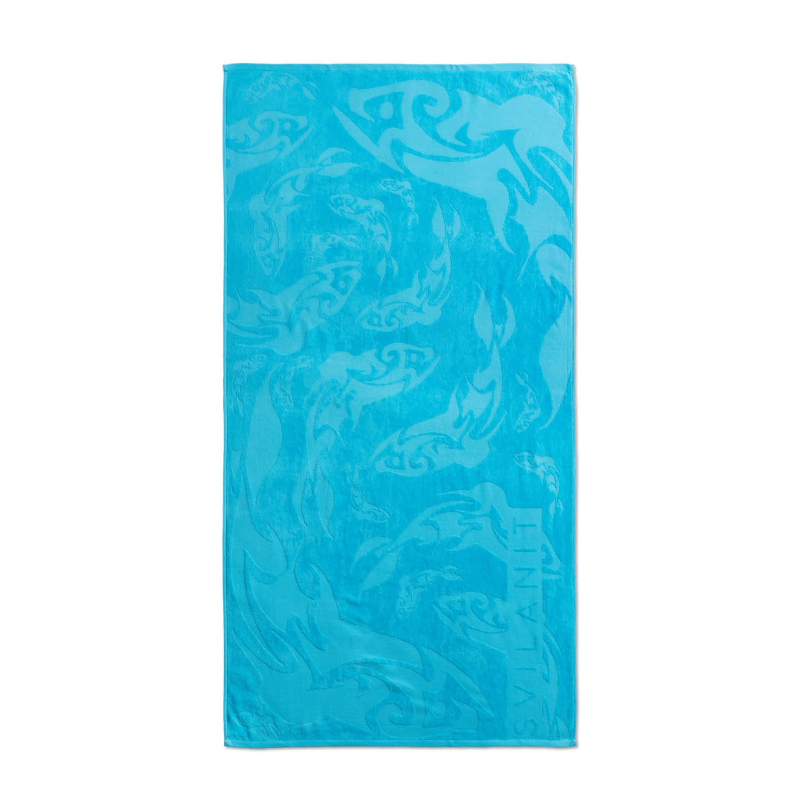 Strandtuch Neon Fisch, 80 x 160 cm