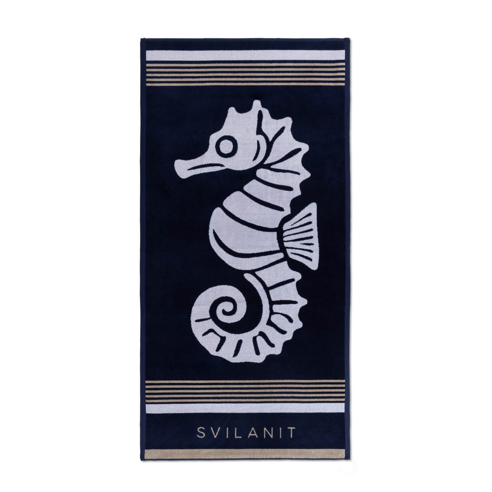Strandtuch Seahorse blue 80 x 160 cm