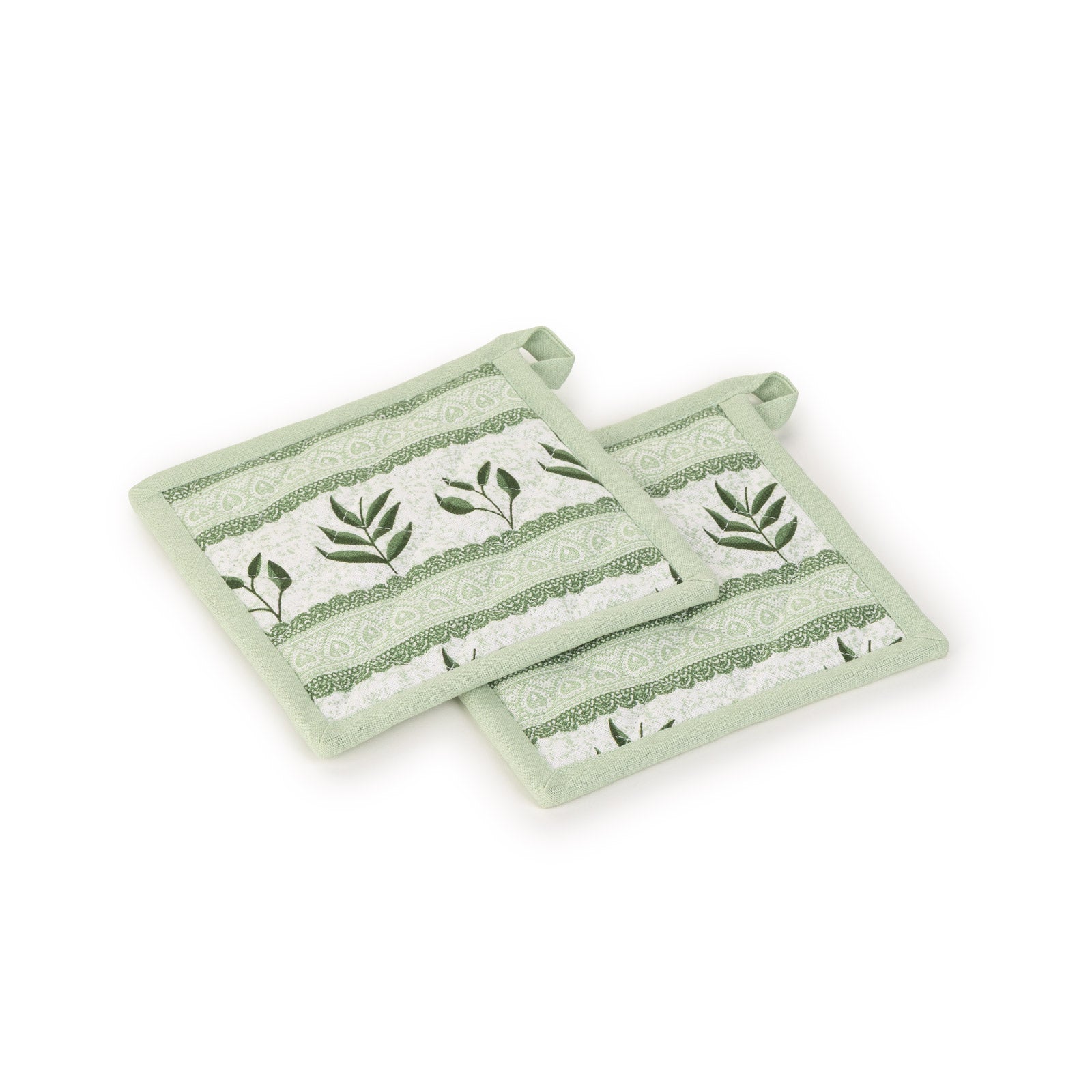 Svilanit 2er-Set Topflappen Olive