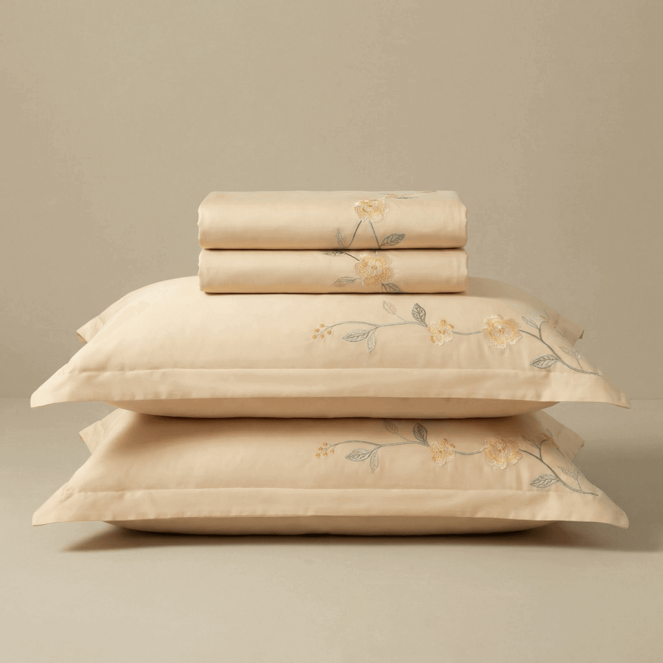 Svilanit PREMIUM bestickte Baumwoll-Satin-Bettwäsche Florence – die prestigeträchtige Qualität ägyptischer Baumwolle