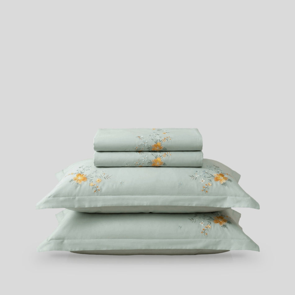 Svilanit PREMIUM bestickte Baumwoll-Satin-Bettwäsche Molly – die prestigeträchtige Qualität ägyptischer Baumwolle