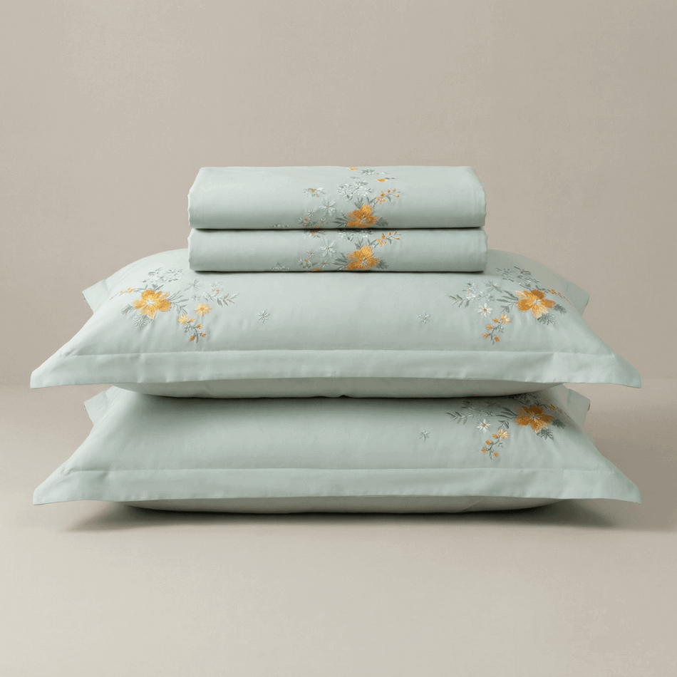 Svilanit PREMIUM bestickte Baumwoll-Satin-Bettwäsche Molly – die prestigeträchtige Qualität ägyptischer Baumwolle