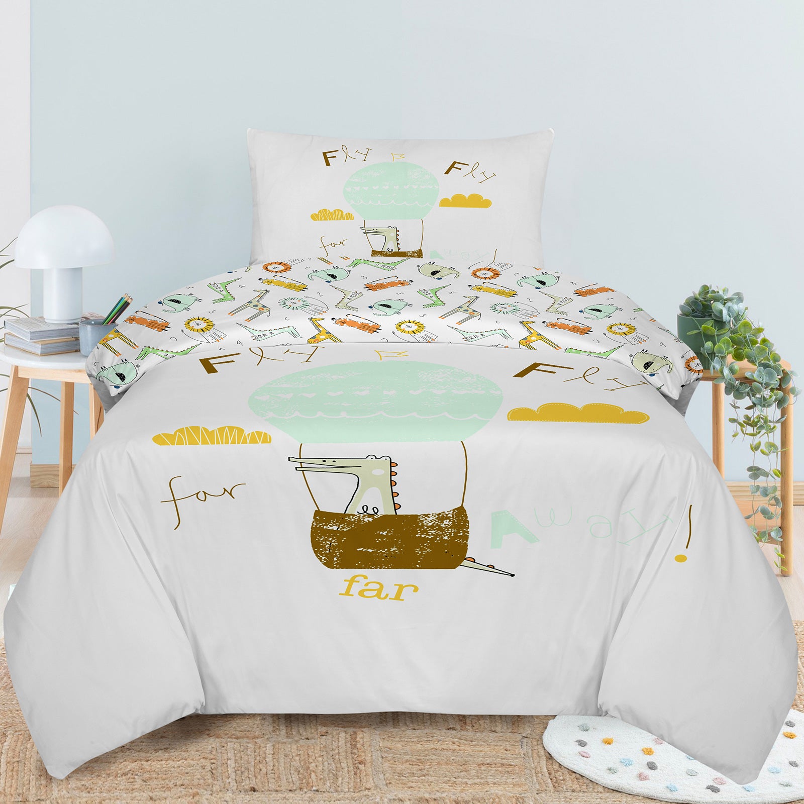 Kinder Baumwollbettwäsche Svilanit Balloonie