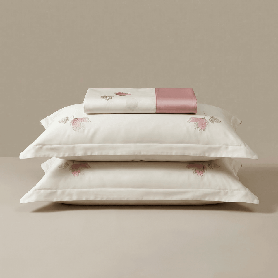 Svilanit PREMIUM bestickte Baumwoll-Satin-Bettwäsche Linoa – die prestigeträchtige Qualität ägyptischer Baumwolle