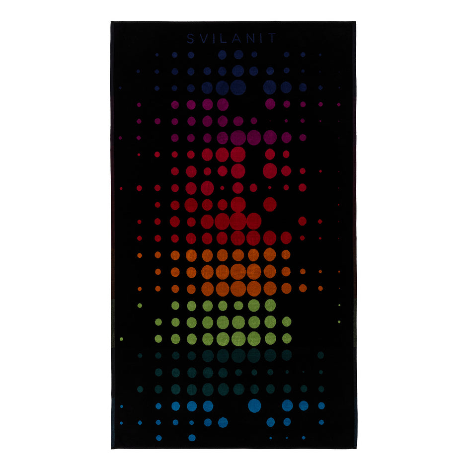 Svilanit großes Premium-Strandtuch Rainbow, 100 x 180 cm