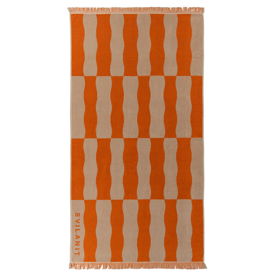 Svilanit großes Premium-Strandtuch Retro, 100 x 180 cm