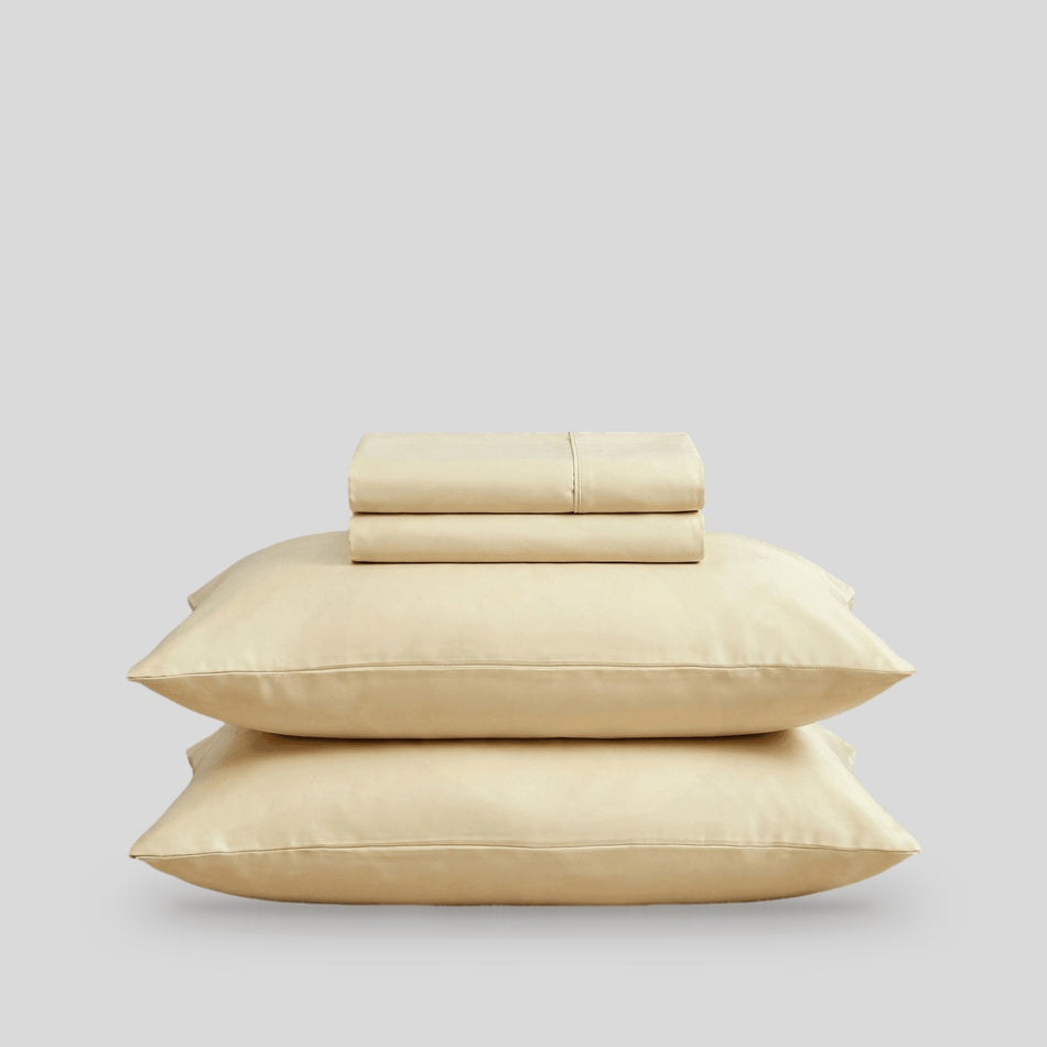 Svilanit Baumwoll-Satin-Bettwäsche Ivory