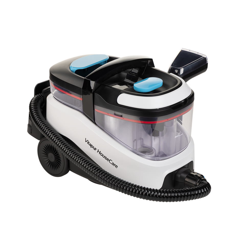 Waschsauger mit Dampf StainMaster HybridPRO 2-in-1 – zur Reinigung von Böden, Kochfeldern, Fliesen, Fenstern und zum Bügeln