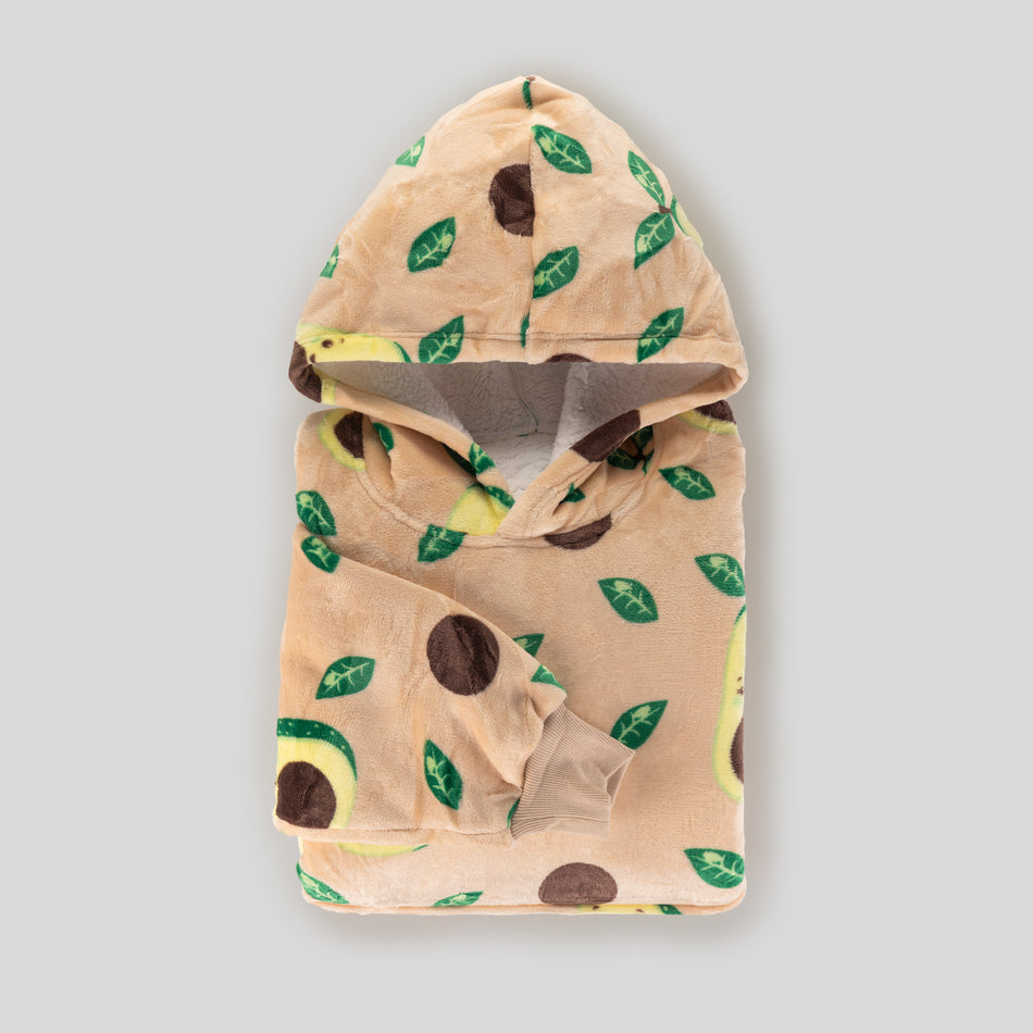 Hoodie-Decke mit Ärmeln Svilanit + GESCHENK: Socken