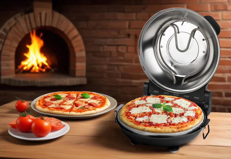 Bis zu 400 °C für Pizza wie aus der Pizzeria.