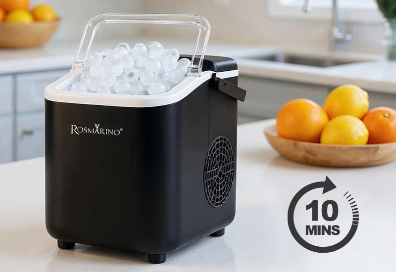 Eiswürfel in nur 10 Minuten.